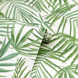 Juan Green by Arthouse Palm Leaves Wallpaper – Brewster Home Fashions AH923909