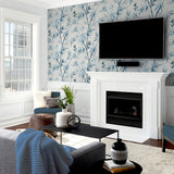 Moriko Blue by Arthouse Bamboo Wallpaper – Brewster Home Fashions AH924107