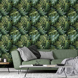 Harlynn Green by Arthouse Monstera Wallpaper – Brewster Home Fashions AH924108