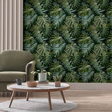 Harlynn Green by Arthouse Monstera Wallpaper – Brewster Home Fashions AH924108