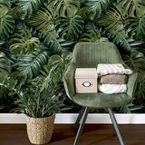 Harlynn Green by Arthouse Monstera Wallpaper – Brewster Home Fashions AH924108