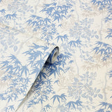 Elinore Blue by Arthouse Bamboo Trail Wallpaper – Brewster Home Fashions AH924407