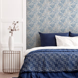 Elinore Blue by Arthouse Bamboo Trail Wallpaper – Brewster Home Fashions AH924407