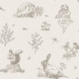 Clawford Beige Meadow Friends Wallpaper by Arthouse for Brewster Home Fashions