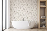 Clawford Beige by Arthouse Meadow Friends Wallpaper – Brewster Home Fashions AH924409