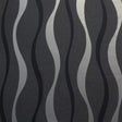 Tazz Black Ribbons Wallpaper by Arthouse