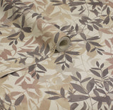 Georgianna Neutral by Arthouse Botanical Leaves Wallpaper – Brewster Home Fashions AH924600