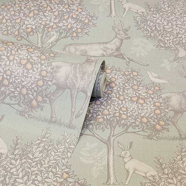 Edson Green by Arthouse Woodlands Wallpaper – Brewster Home Fashions AH924606
