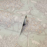 Edson Green by Arthouse Woodlands Wallpaper – Brewster Home Fashions AH924606