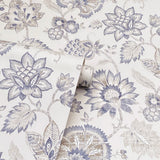 Prudie Denim by Arthouse Jacobean Trail Wallpaper – Brewster Home Fashions AH924707