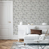 Prudie Denim by Arthouse Jacobean Trail Wallpaper – Brewster Home Fashions AH924707