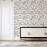 Prudie Denim by Arthouse Jacobean Trail Wallpaper – Brewster Home Fashions AH924707