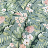 Harrietta Sea Green by Arthouse Tropical Floral Wallpaper – Brewster Home Fashions AH924905