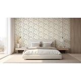 Sylvie Neutral by Arthouse Leaf Trail Wallpaper – Brewster Home Fashions AH925405