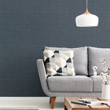 Rafe Grey by Arthouse Woven Texture Wallpaper – Brewster Home Fashions AH946006