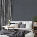 Rafe Grey by Arthouse Woven Texture Wallpaper – Brewster Home Fashions AH946006