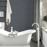 Rafe Grey by Arthouse Woven Texture Wallpaper – Brewster Home Fashions AH946006