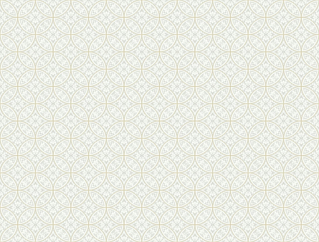 Lacey Circle Geo Cream & Grey Wallpaper