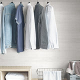 Shiplap White Peel and Stick Wallpaper by InHome, WallPops Collection, 20.5 in Wide by 18 ft Long Roll, Approximately 30.8 Sq Ft - ARW4225