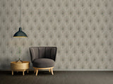 Prosperity Bronze Feather Wallpaper with Peacock Feather Motif - AS Creation AS369716