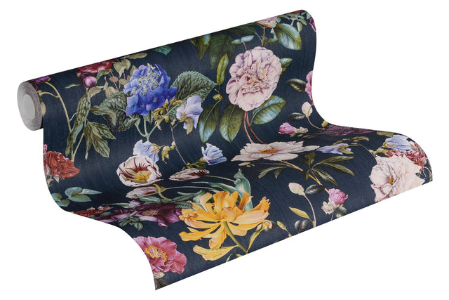 Aviva Multicolor English Garden Wallpaper with Botanical Floral Motif - AS Creation AS373364
