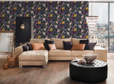 Aviva Multicolor English Garden Wallpaper with Botanical Floral Motif - AS Creation AS373364