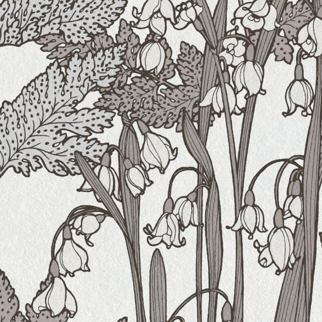 Ayla Light Grey Wildflowers Wallpaper with Botanical Bohemian Pattern - AS Creation AS377521