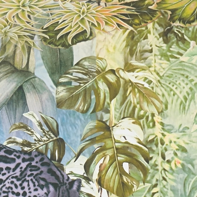 Cordian Light Yellow Rainforest Landscape Wallpaper