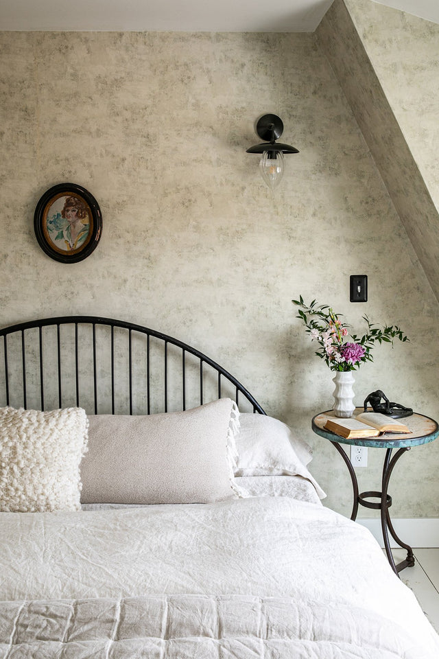 Artisan Plaster Aged White Texture Wallpaper with Plaster Effects Pattern - A-Street Prints AST4071