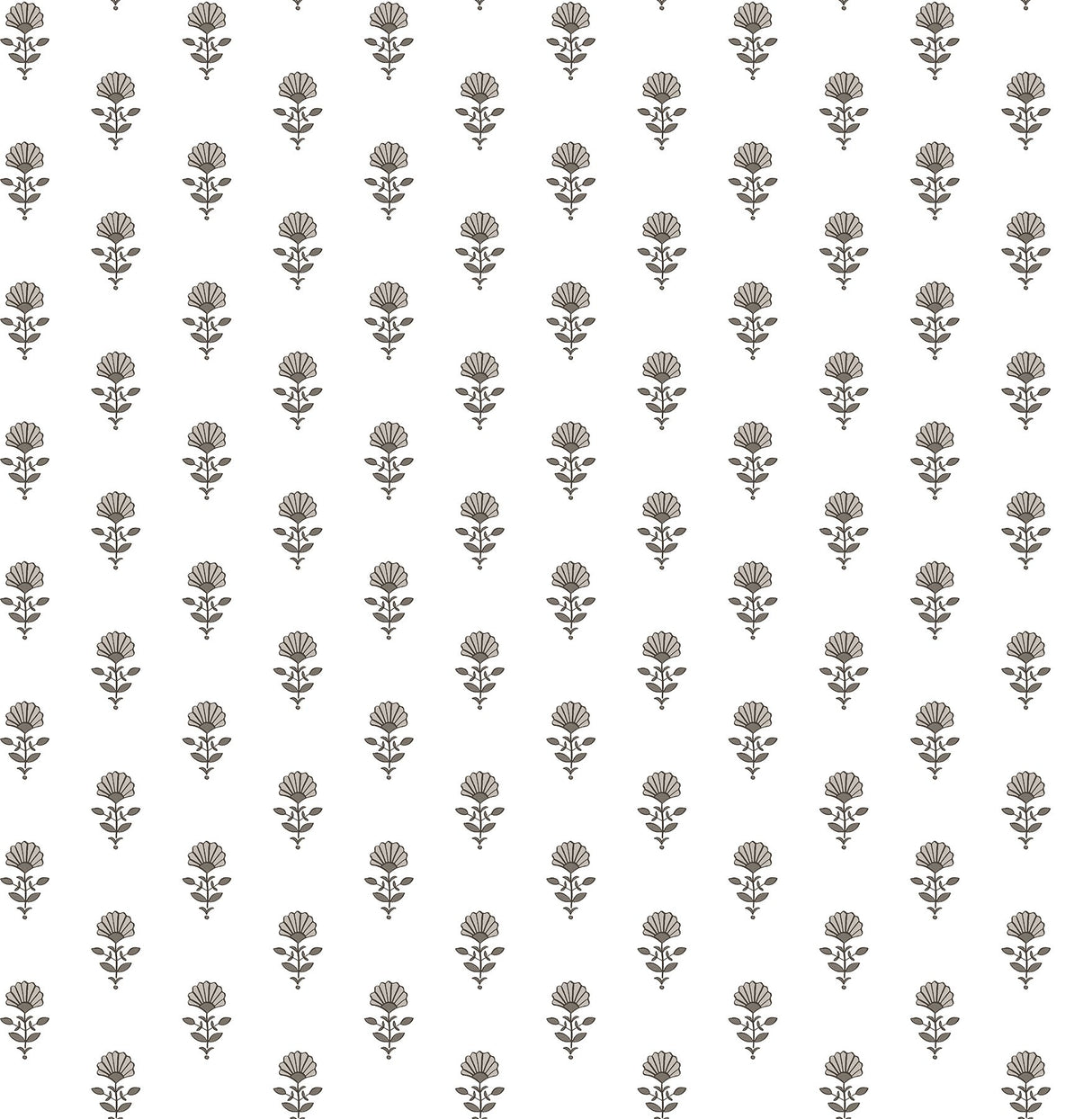 Libby Stone Mini Floral Wallpaper with Botanical Farmhouse Motif - A-Street Prints AST4335