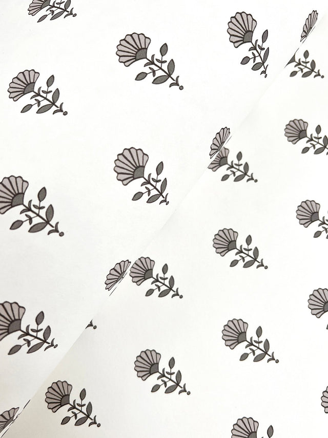 Libby Stone Mini Floral Wallpaper with Botanical Farmhouse Motif - A-Street Prints AST4335