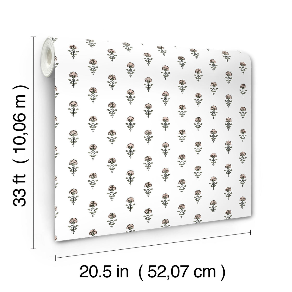 Libby Petal Mini Floral Wallpaper with Petite Floral Motif - A-Street Prints AST4338