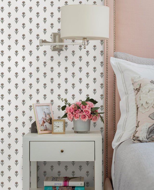 Libby Petal Mini Floral Wallpaper with Petite Floral Motif - A-Street Prints AST4338