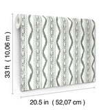 Rhys Green IKAT Stripe Wallpaper with Modern Graphic Stripes - A-Street Prints AST4347