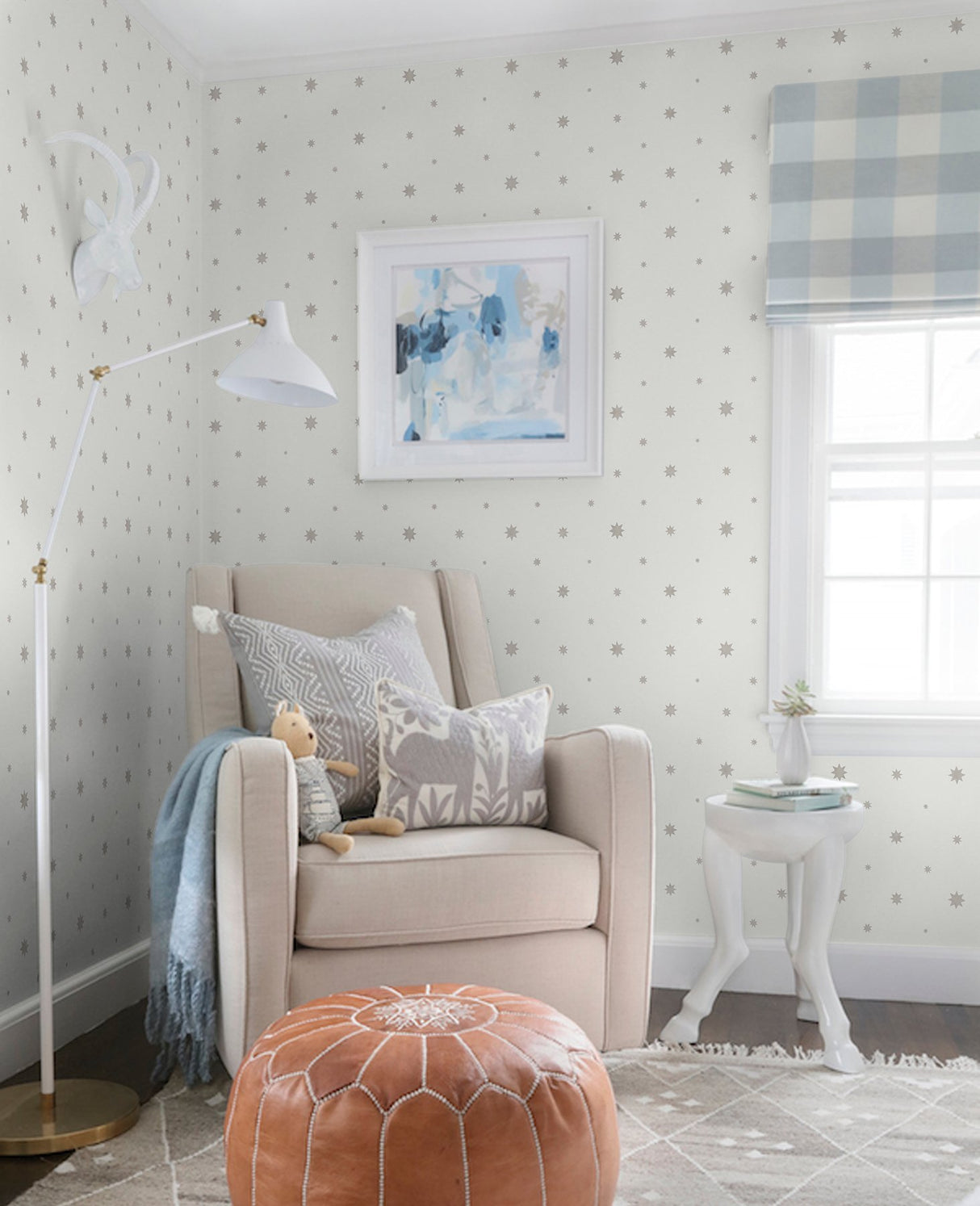 Henry Stone Starburst Wallpaper with Modern Stars & Outer Space Motif - A-Street Prints AST4350