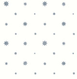 Henry Blue Starburst Wallpaper with Modern Stars & Outer Space Motif - A-Street Prints AST4351