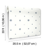 Henry Blue Starburst Wallpaper with Modern Stars & Outer Space Motif - A-Street Prints AST4351