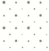 Henry Green Starburst Wallpaper with Modern Graphic Stars - A-Street Prints AST4352