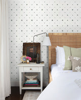 Henry Green Starburst Wallpaper with Modern Graphic Stars - A-Street Prints AST4352