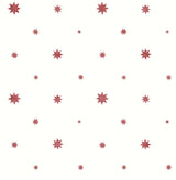Henry Red Starburst Wallpaper with Modern Graphic Star Pattern - A-Street Prints AST4353