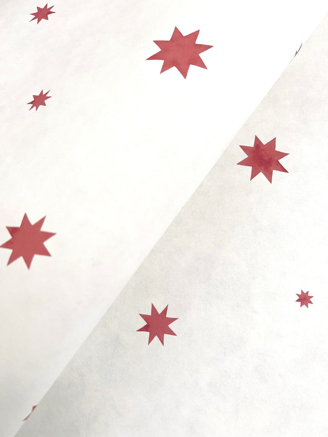 Henry Red Starburst Wallpaper with Modern Graphic Star Pattern - A-Street Prints AST4353