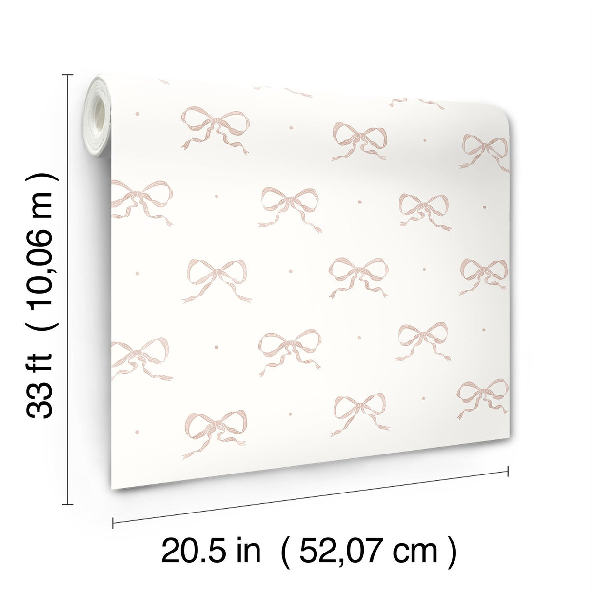 Emma Petal Large Bow Wallpaper with Whimsical Novelty Graphic Pattern - A-Street Prints AST4354