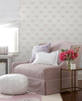 Emma Petal Large Bow Wallpaper with Whimsical Novelty Graphic Pattern - A-Street Prints AST4354