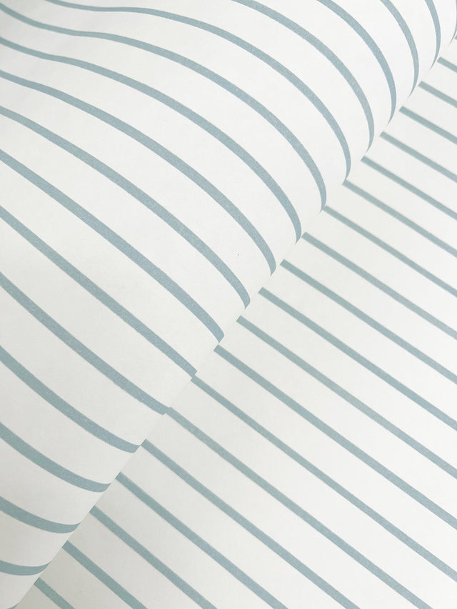 Oliver Heather Simple Stripe Wallpaper with Pinstripe Pattern and Farmhouse Style - AST4970