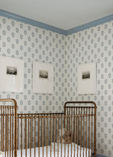 Oliver Heather Simple Stripe Wallpaper with Pinstripe Pattern and Farmhouse Style - AST4970