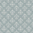 Frances Blue Fishscale Wallpaper roll and pattern view – A-Street Prints AST6351