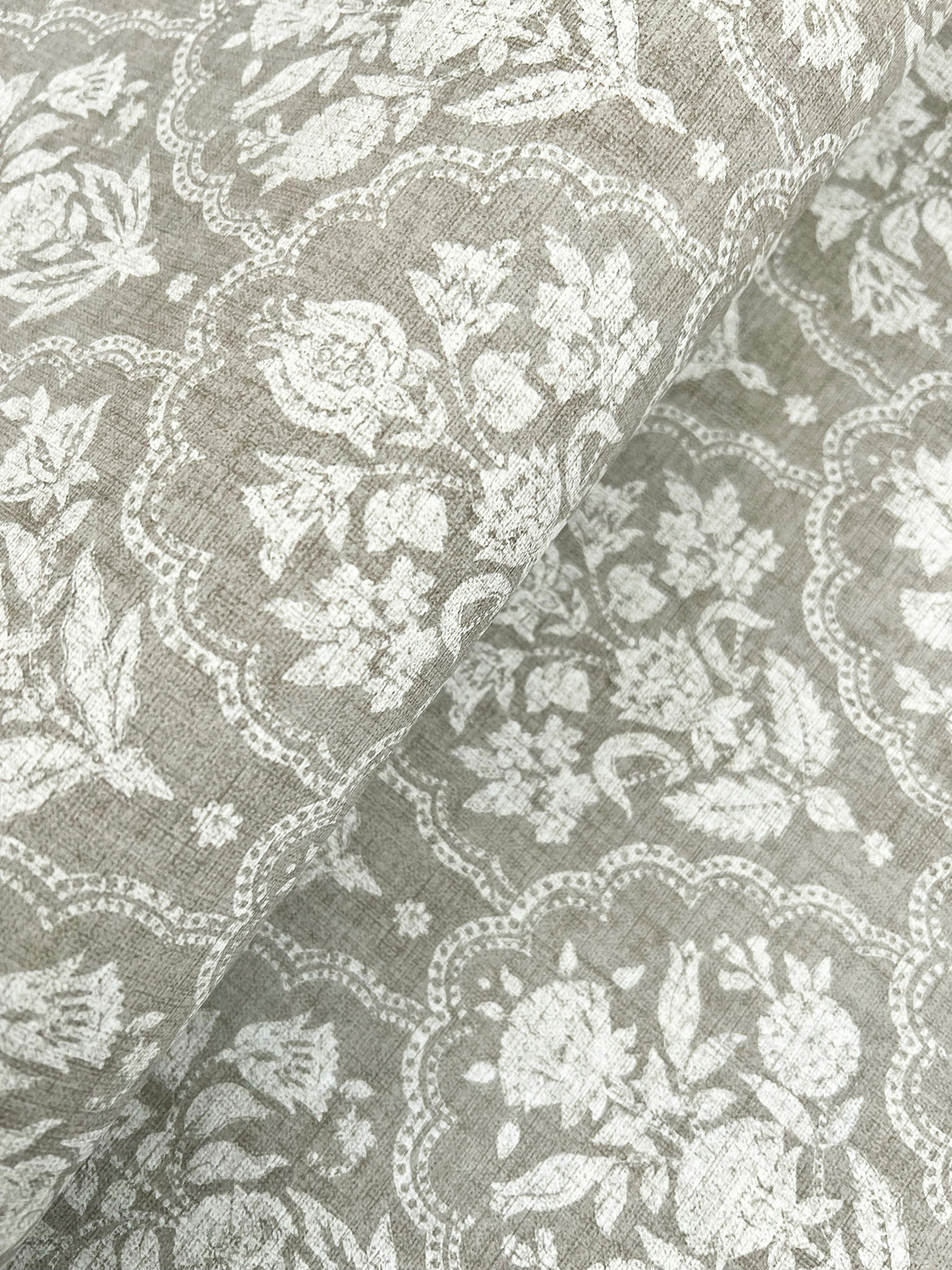 Frances Taupe by Erin Gates Fishscale Wallpaper – A-Street Prints AST6352