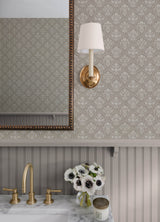 Frances Taupe by Erin Gates Fishscale Wallpaper – A-Street Prints AST6352