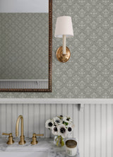 Frances Moss Fishscale by Erin Gates Botanical Wallpaper – A-Street Prints AST6353