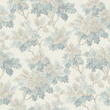 A-Street Prints Erin Gates Oakcliff Blue Leaf Trail Wallpaper roll, AST6354